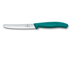 6.7834.C1 CUCHILLO JITOMATERO VERDE OSCURO 11 CM