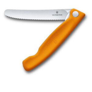 6.7836.F9B CUCHILLO PLEGABLE NARANJA 11 CM