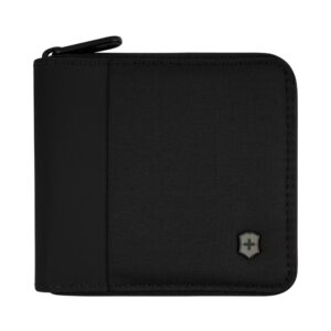 653367 Travel Essentials, Zip-Around Wallet, Black
