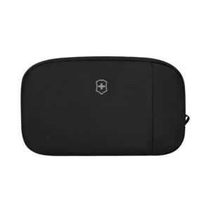 653592 TRAVEL ESSENTIALS, COMPACT TOILETRY BAG, BLACK